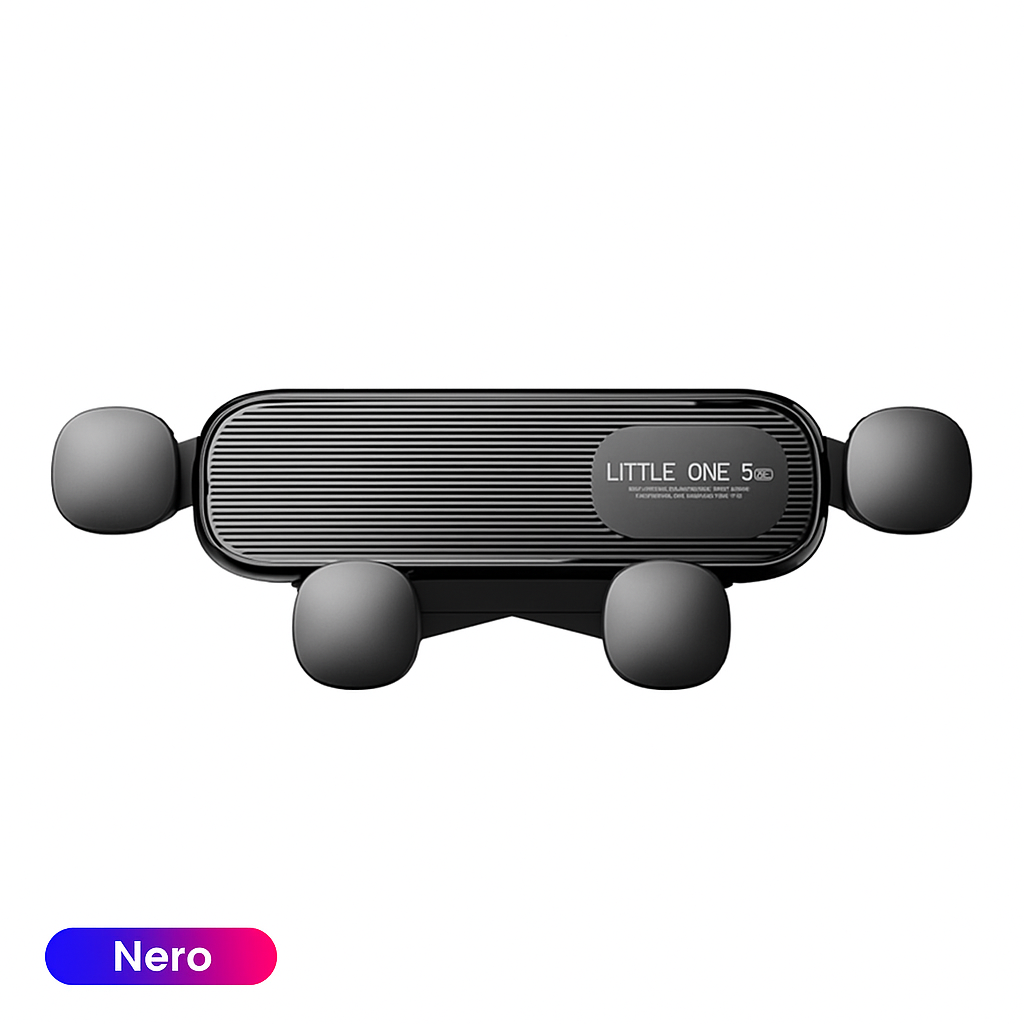 Supporto per Telefono da Auto – Design Compatto, Stile Bocchetta d’Aria, Rotazione 360°, Compatibile con Tutti i Telefoni