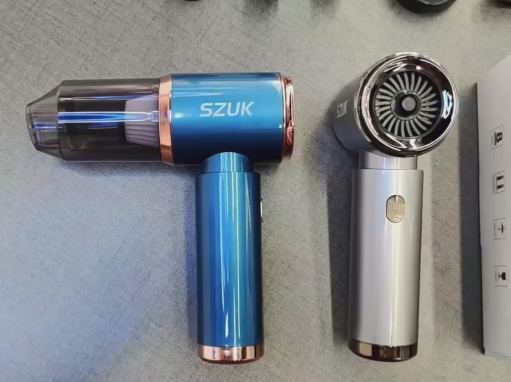 Aspirapolvere Portatile Senza Fili – Potente Aspirazione per Auto, Casa e Tastiera