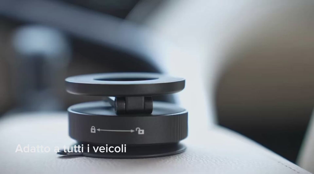 Supporto magnetico per telefono auto – Design MagSafe, rotazione a 360°, pieghevole e compatto
